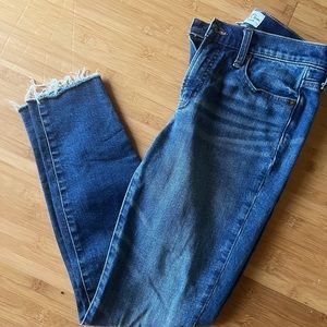 J. Crew 9" Toothpick Jeans, size 27